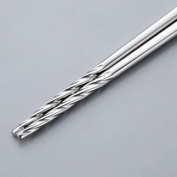 Todai Tornado Metal Chopsticks Twist Non-Slip Tips 235mm
