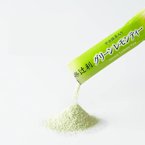 Tsujiri Uji Matcha Green Tea With Lemon Powder Packets 5 Count