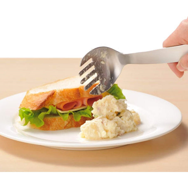 Uchicook Potato Masher Compact Stainless Steel Mashing Fork 18cm