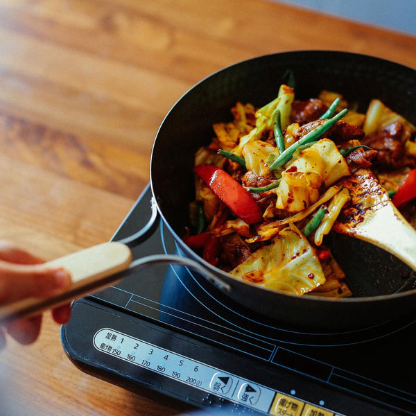 Wahei Enzo Non-Stick Carbon Steel Induction Frying Pan (2mm Thick)