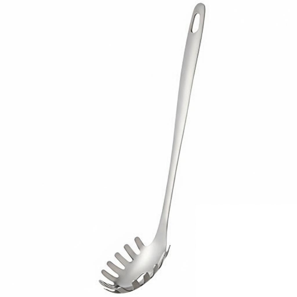 Wahei Freiz All Stainless Steel Pasta Fork Ladle 30.5cm