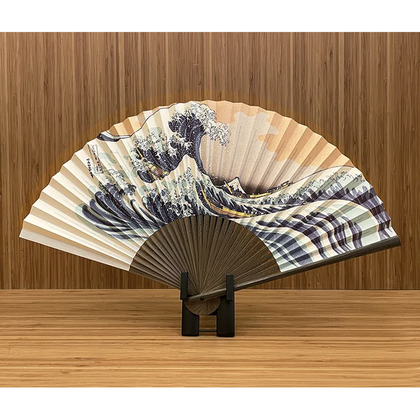 Yamani Sumo Design Japanese Sensu Folding Fan 22.5cm