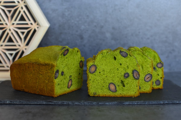 How to Make Matcha Kuromame Pound Cake (Japanese Matcha Cake with Sweet Black Soybeans)