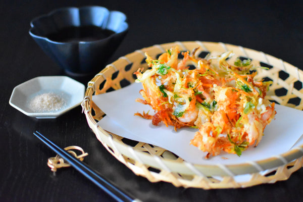 How To Make Kakiage (Shrimp & Vegetable Tempura Fritters)