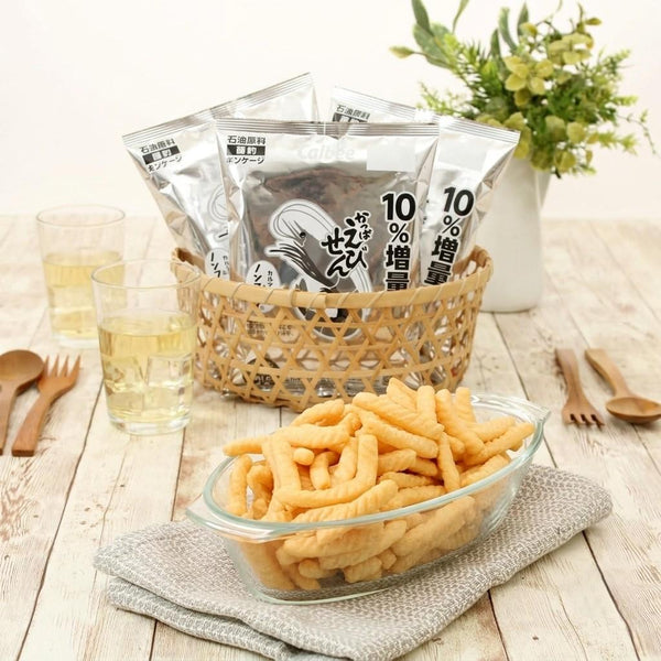 Calbee Kappa Ebisen Shrimp Flavored Chips 77g (Pack of 3)