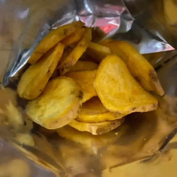 Calbee Natural Sweet Potato Chips Japanese Satsumaimo Snack (Pack of 12)