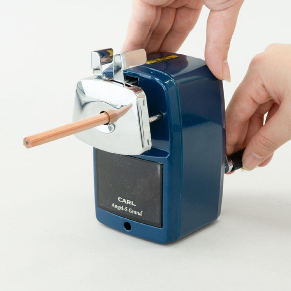 Carl Angel 5 Grand Hand Crank Manual Pencil Sharpener Retro Design