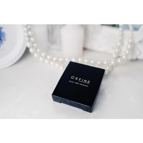 Cefine Silk Wet Powder Foundation Compact Case With Sponge