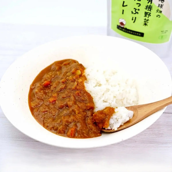 Chikyubatake Organic Vegetable Curry Gluten-Free Vegan Retort Meal 180g