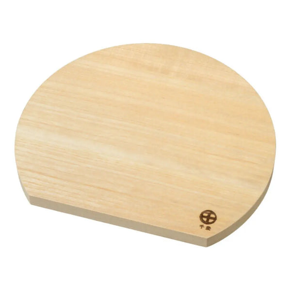 Chitose Wooden Cutting Board Round Shape Chopping Board 30×26cm