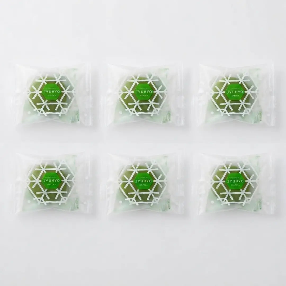 Hachimantai Juhyo Matcha Chocolate Coated Individual Marshmallow Cake (Pack of 6)