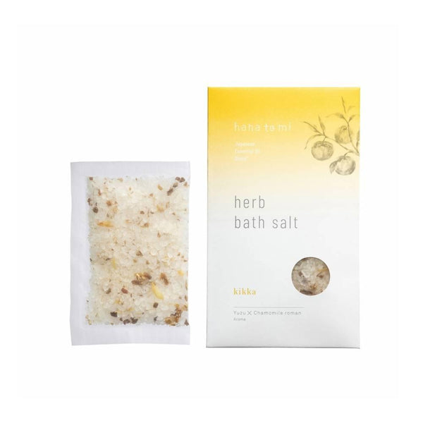 Hana To Mi Herb Bath Salt Kikka Citrus Fruity Yuzu x Chamomile 40g