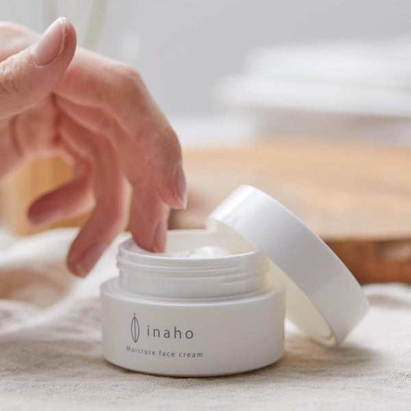 Inaho Rice Bran Moisture Face Cream Smooth Non-Sticky Cream 30g