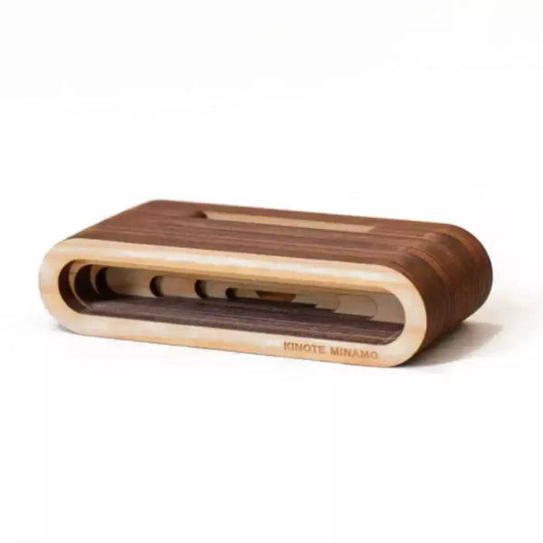 Kinote Minamo Powerless Sugi Cedar Wood Speaker & Smartphone Stand