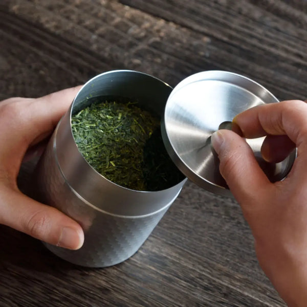 Kogu Tea Brewing Set Stainless Steel Teapot & Canister Gift Set