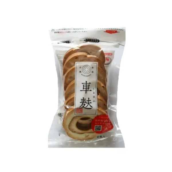 Kurumafu Vegan Wheat Gluten Rings High-Protein Meat Alternative 6 Pieces