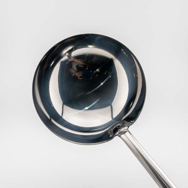 Light Japanese Stainless Steel Wok Ladle (320ml Capacity) ⌀130mm
