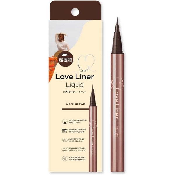 Love Liner Long-Lasting Liquid Waterproof Dark Brown Eyeliner