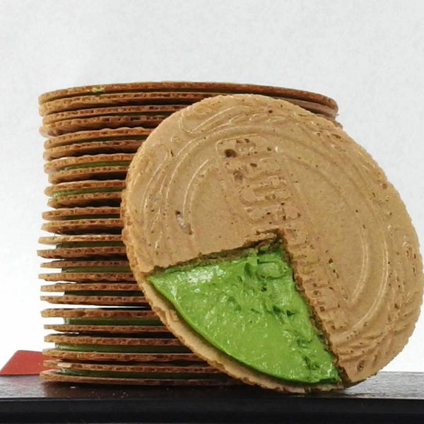 Marukyu Koyamaen Uji Matcha Cream Filled Gaufrettes Waffle Cookies 8 pcs.