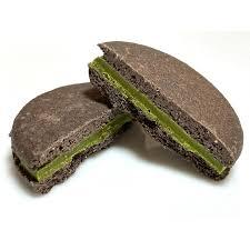Meiji Rich Matcha Chocolate Sand Matcha Sandwich Cookies (Pack of 5)