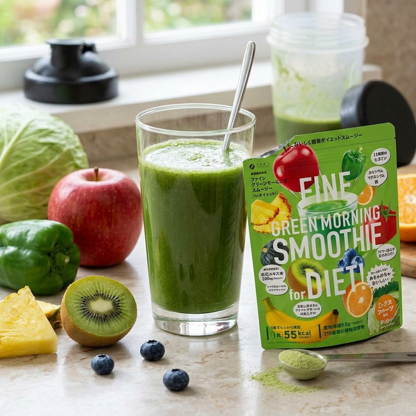 Morning Smoothie Vegetable & Fruit Mix Green Juice Powder 200g