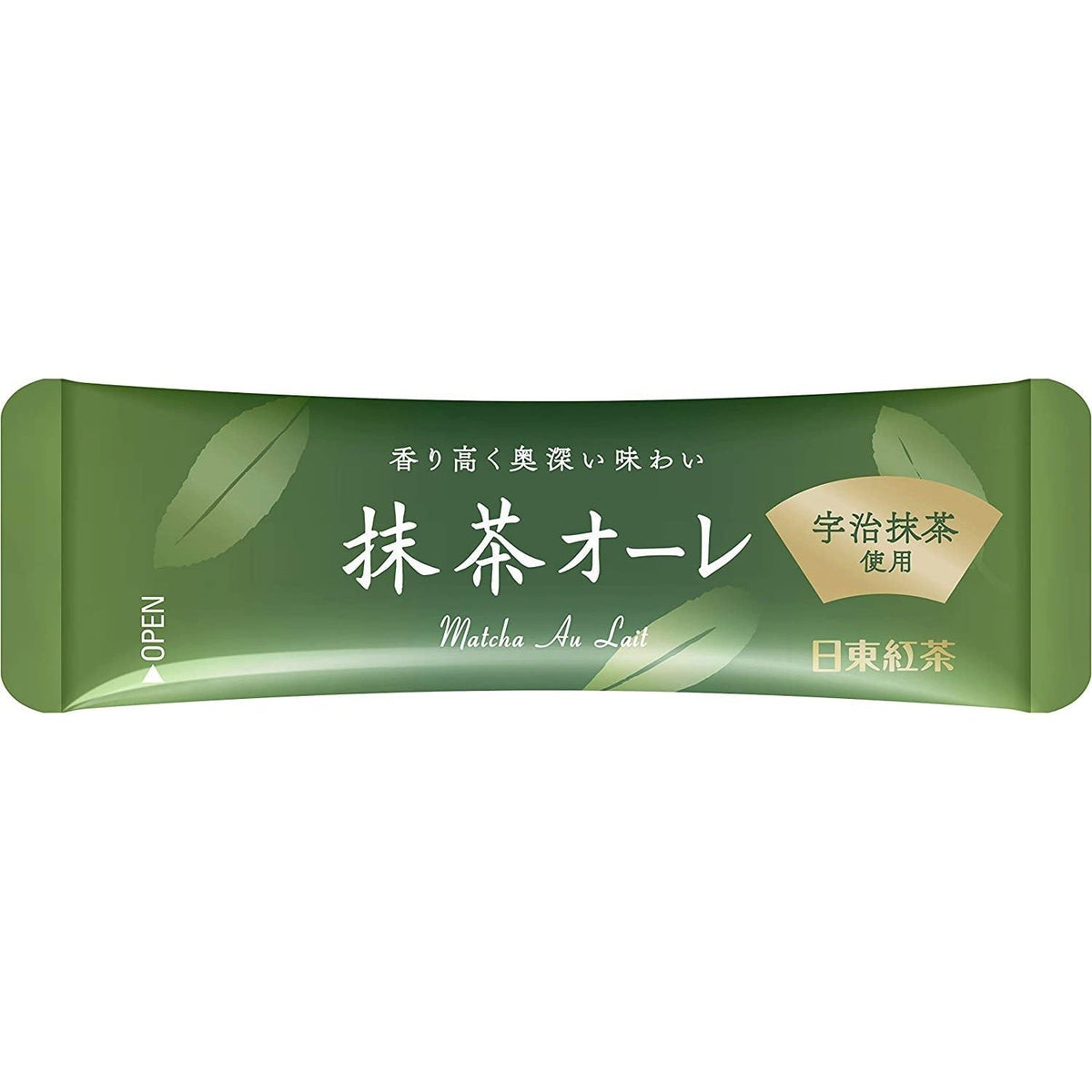 Niton Tea Powder Nittoh Tea Matcha Green Tea Latte Powder (Matcha Au Lait) 8 Sticks