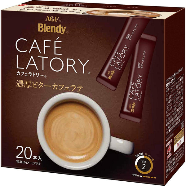 AGF Blendy Cafe Latory Rich Bitter Cafe Latte 20 Sticks
