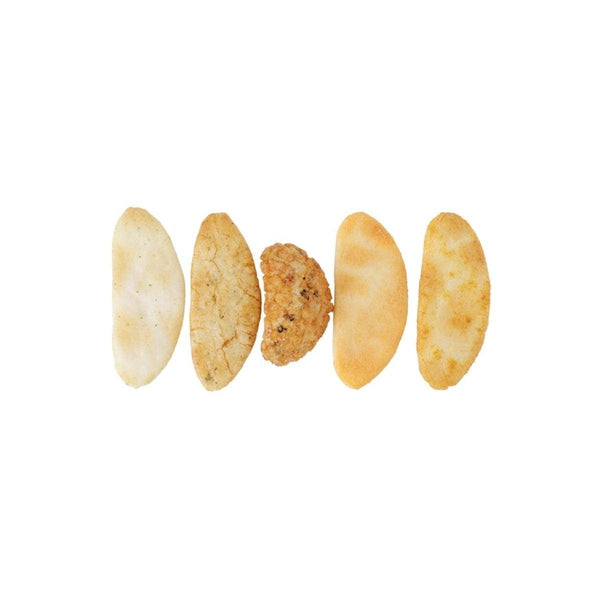 Befco Bakauke Senbei Rice Crackers 5 Flavors Assortment (Pack of 3 Bags)