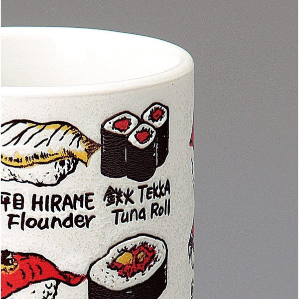 Sushi Yunomi Cup Handmade Mino Ware Porcelain Teacup