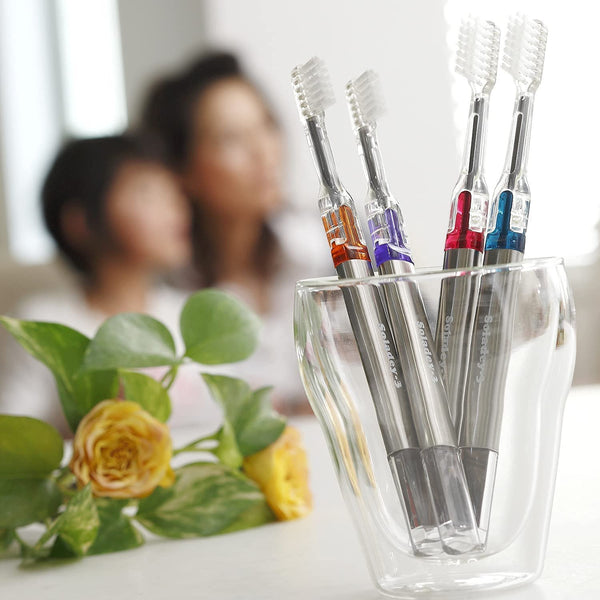 Soladey N4 Ionic Toothbrush Compact Replacement Heads Soft 4 ct.
