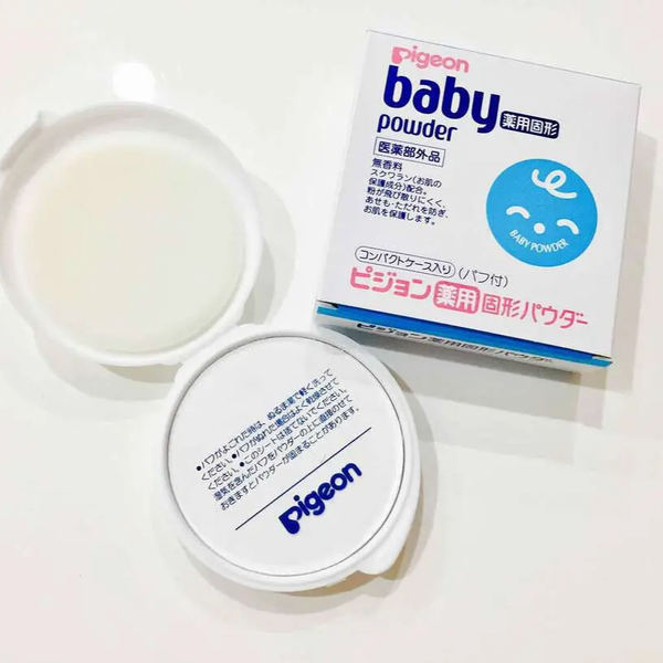 Pigeon Medicated Compact Baby Powder Rash-Free Pressed Powder 25g