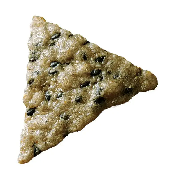Roasted Kurogoma Black Sesame Rice Cracker Chips 60g (Box of 12 Bags)