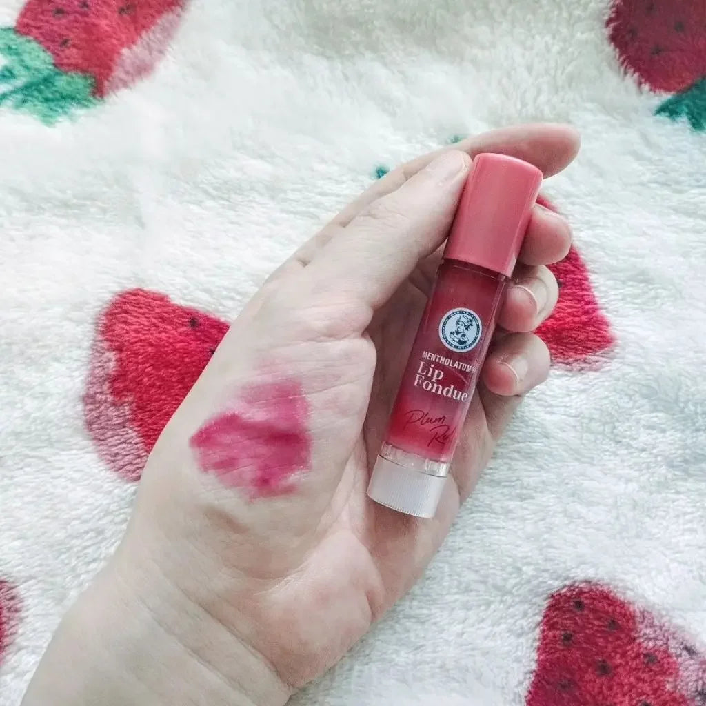 Mentholatum Lip Fondue Plum Red Moisturizing Lip Gloss 3.2g