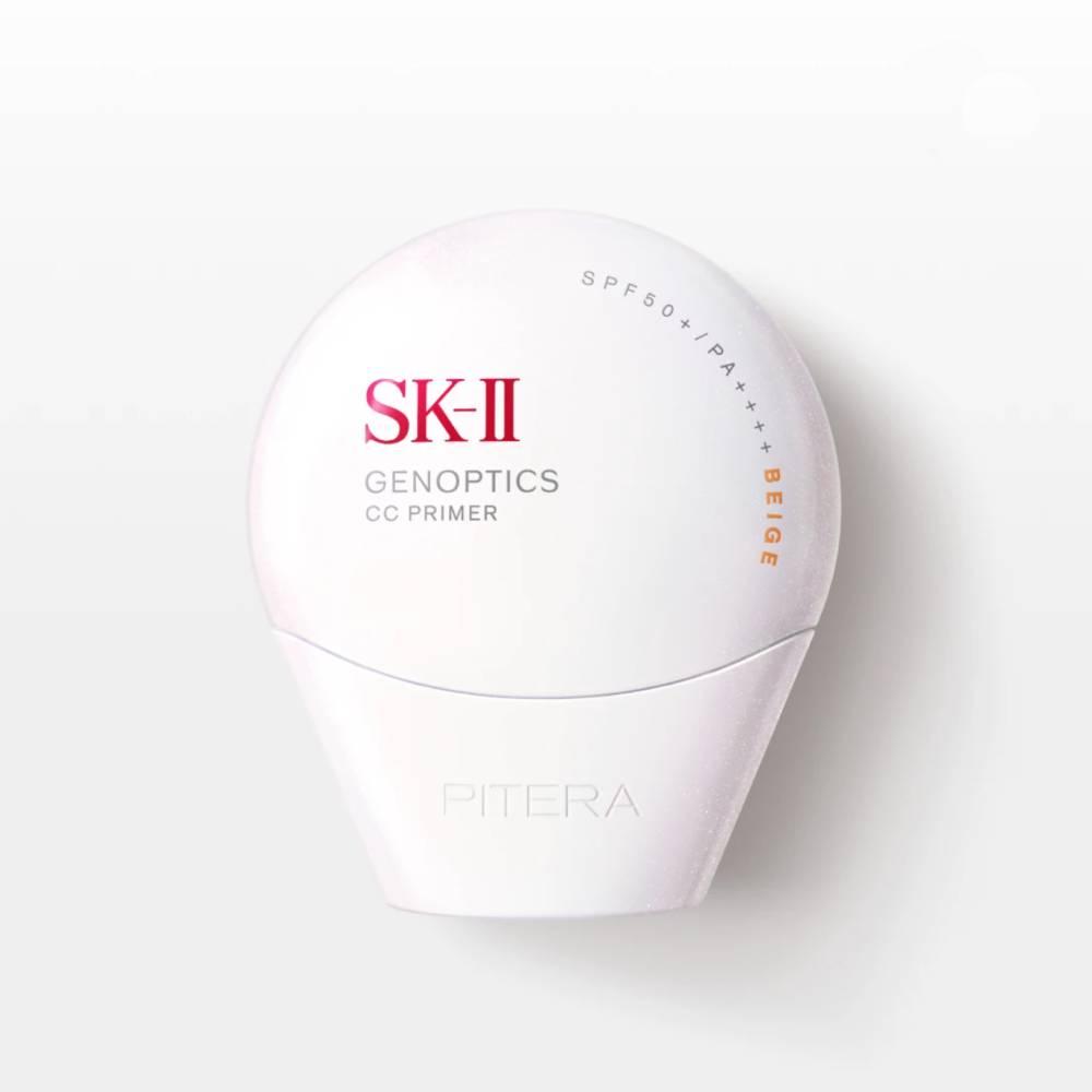 CCクリーム SK-II GENOPTICS CC PRIMER SPF50+ BEIGE SK-II Genoptics CC Primer Tone Up Sunscreen SPF50+ 30g