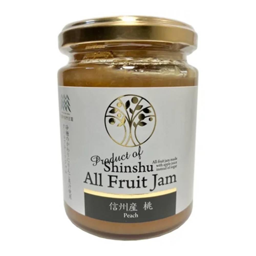 Shinshu Nagano Peach Jam All-Fruit Natural Spread No Added Sugar 240g