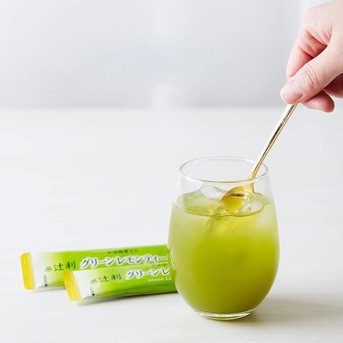 Tsujiri Uji Matcha Green Tea With Lemon Powder Packets 5 Count