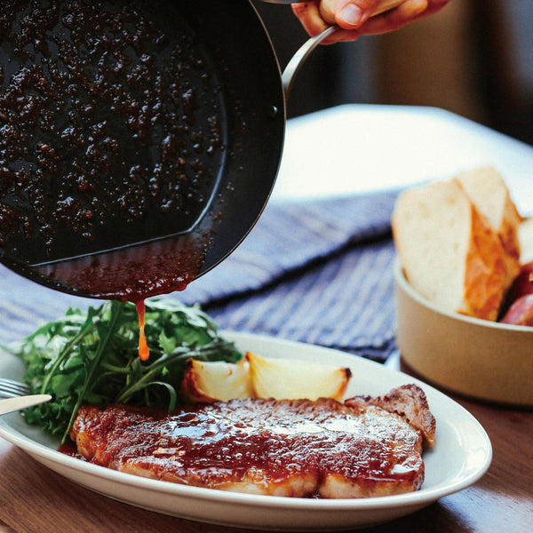 Wahei Enzo Non-Stick Carbon Steel Induction Frying Pan (2mm Thick)