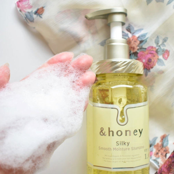 &honey Silky Smooth Moisture Shampoo 1.0 (Japanese Honey Shampoo) 440ml